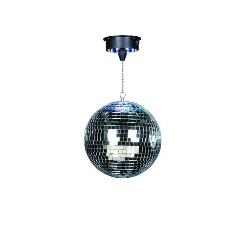 Set Disco Light Avec Boule à Facettes - 30 cm - Jour de Fête - Son