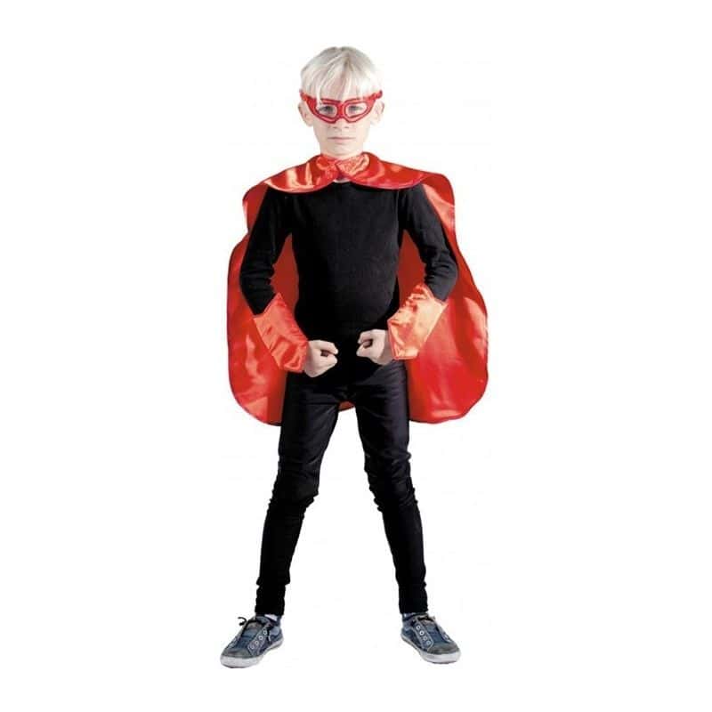 Kit super héros rouge adulte : Deguise-toi, achat de Accessoires