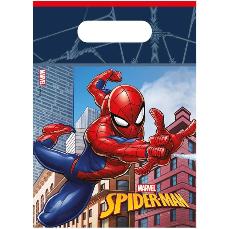 Spiderman ~Set de 6 sacs cadeau~ - Rêves & Merveilles