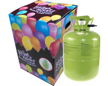 bonbonne d'hélium pour ballons, articles de fete, confettis, les Magiciens  du Feu