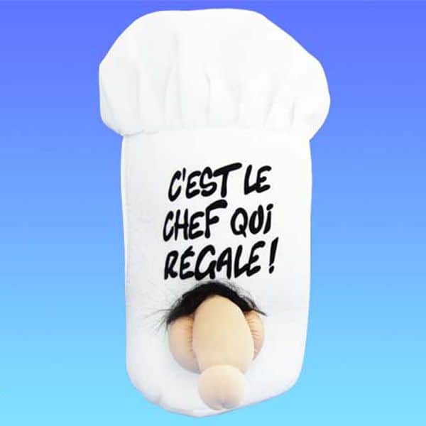 Cadeau humoristique toque zizi chef de cuisine R/SEXG026