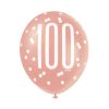 ballons-decoration-salle-anniversaire-age-rose-gold-glitz | jourdefete.com