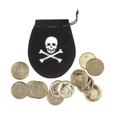 Bourse de Pirate avec 12 Pièces d'Or