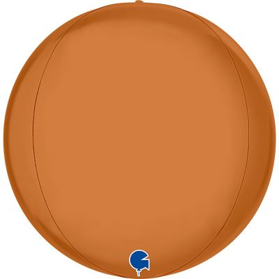 Ballon Bulle 4D Satin - 38 cm - Couleur Caramel | jourdefete.com
