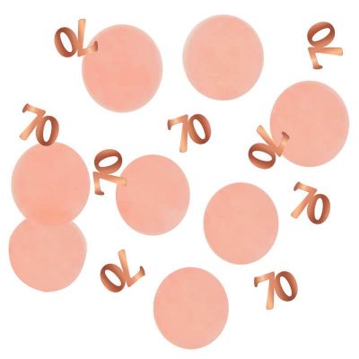 confettis de table blush et rose gold pour anniversaire | jourdefete.com