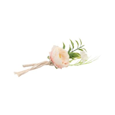 Mini bouquet de pivoine sur corde - Couleur Rose