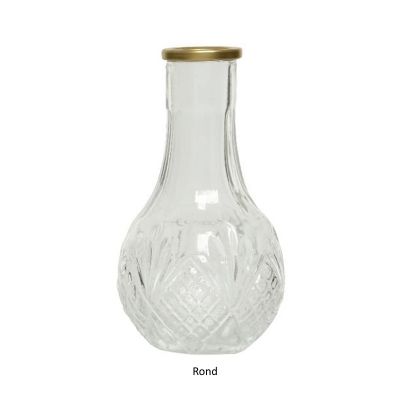 Vase relief en verre - 11,5 cm - Modèle au choix | jourdefete.com