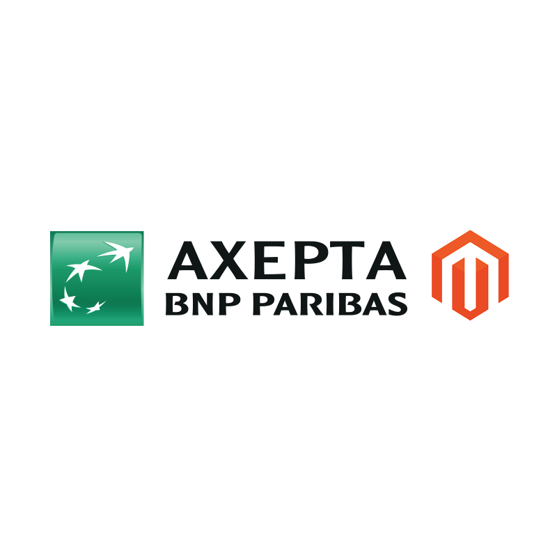 Logo de notre partenaire financier Axepta de la BNP
