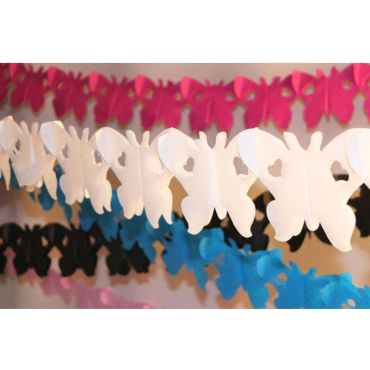Guirlande Papillon - Blanc Guirlande Papillon - Blanc