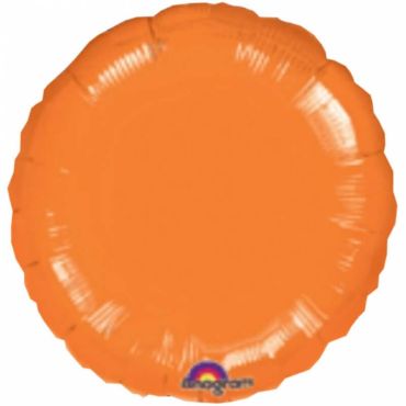 Ballon Hélium Rond - Orange