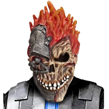 Masque Intégral en Latex - Cyber Zombie Masque Intégral en Latex - Cyber Zombie