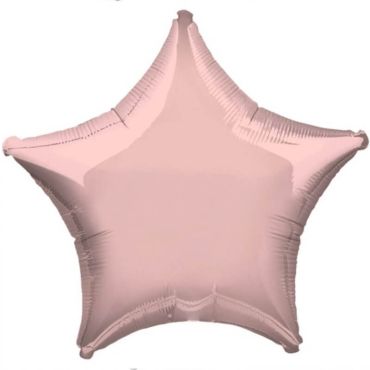 Ballon Hélium Etoile Rose Pastel
