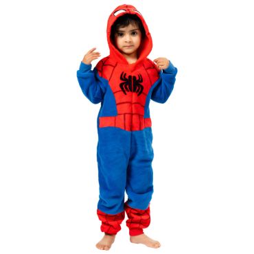 Combinaison pyjama Spider-Man pour enfant rouge et bleue | jourdefete.com