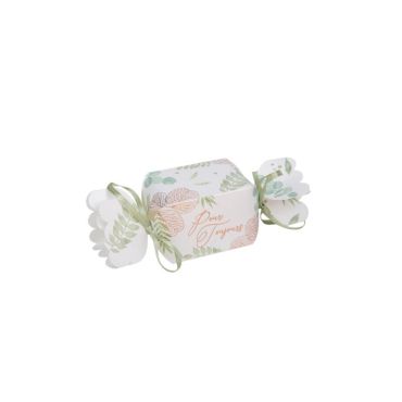 10 contenants papillotes collection botanique rose gold | jourdefete.com