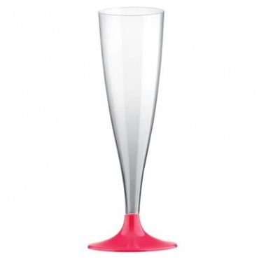 10 Flûtes à Champagne en Plastique - Fuchsia 10 Flûtes à Champagne en Plastique - Fuchsia