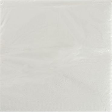 Serviettes en ouate blanches 33 x 32 cm pour table de fête | jourdefete.com