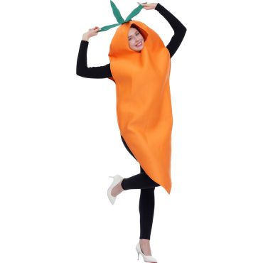 Costume carotte adulte orange humour soirée déguisée | jourdefete.com