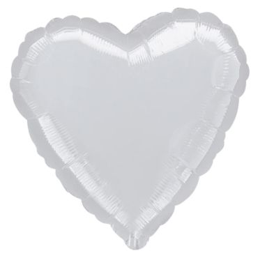 Ballon Hélium - Coeur Argenté Ballon Hélium - Coeur Argenté