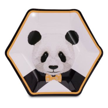 Sachet de 8 assiettes Joli Panda