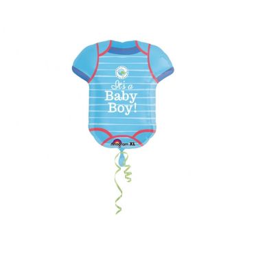 Ballon Hélium Body Bleu - "It's a Baby Boy"