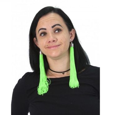 Boucles d'Oreilles Franges - Vert Boucles d'Oreilles Franges - Vert
