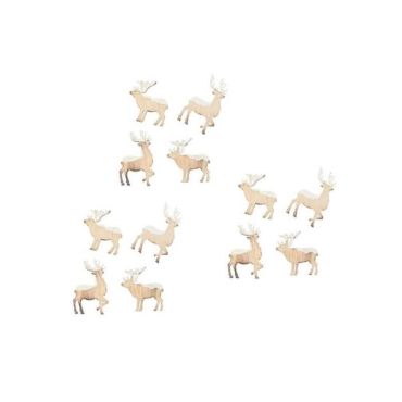 12 Rennes en Bois Adhésifs 