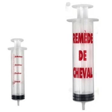Seringue Géante Shooter - Remède de Cheval