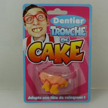 Dentier tronche de cake - dents de cochon