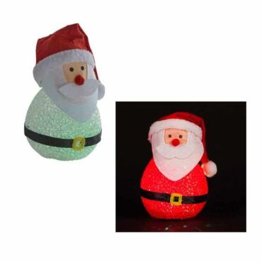 Figurine Père Noël Lumineux - Couleurs Changeantes Figurine Père Noël Lumineux - Couleurs Changeantes