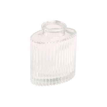 Vase en verre strié Helios décoratif pour mariage baptême communion | jourdefete.com