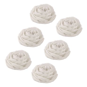 Bougies flottantes camélia blanche pour décoration de mariage, baptême ou communion | jourdefete.com