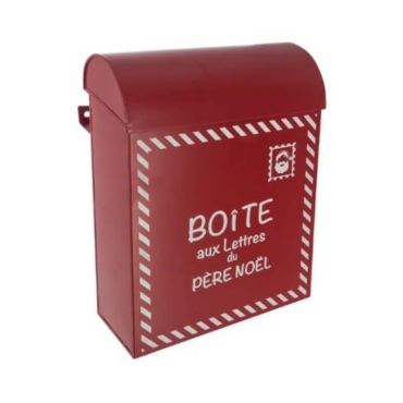 Boite aux Lettres du Père Noël en Métal Boite aux Lettres du Père Noël en Métal