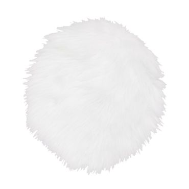 Set de Table en Fausse Fourrure - Blanc