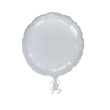 Ballon Hélium Rond Argent