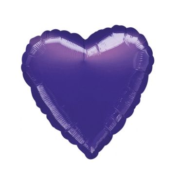 Ballon Hélium Cœur Violet
