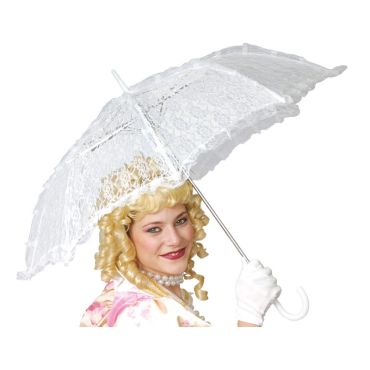 Ombrelle en Dentelle Blanche 70 cm