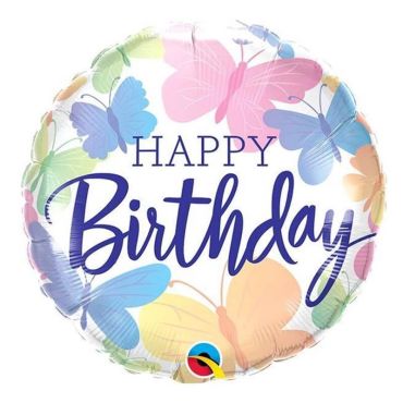 ballon en aluminium papillons de 45 cm | jourdefete.com