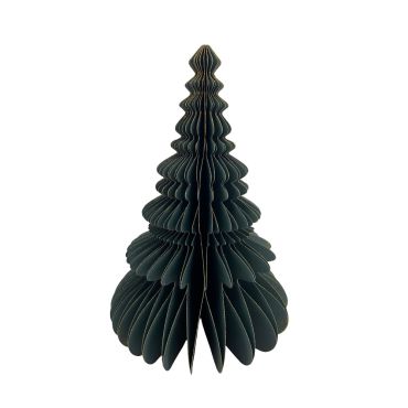 Sapin en papier vert 30 cm, déco de Noël élégante | jourdefete.com