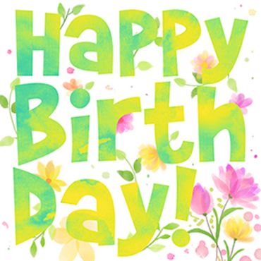  Serviette cocktail anniversaire design coloré | jourdefete.com
