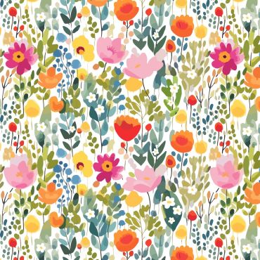 Serviettes florales aquarelle style jardin | jourdefete.com