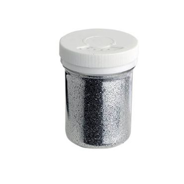 Pot de paillettes argentées 75 gr