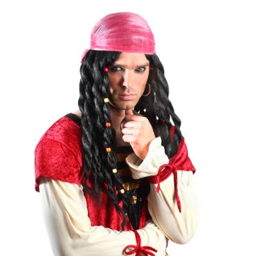 Perruque Jack des Caraïbes 