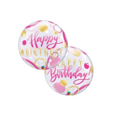 Ballon Happy Birthday Bulles | jourdefete.com