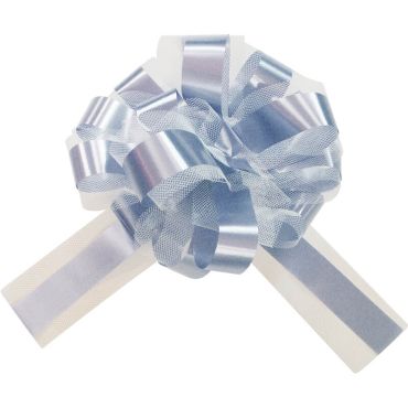 5 Noeuds automatiques en tulle - Gris