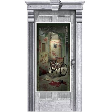 Décoration de Porte Asile Sinistre - Collection "Médicale"