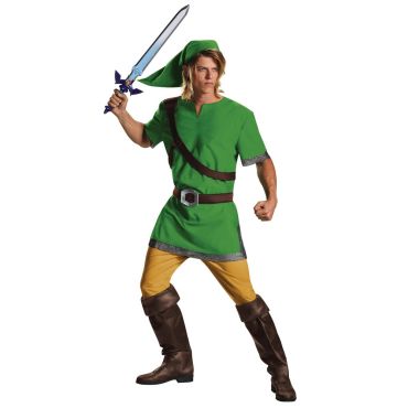Déguisement de Link pour adulte avec tunique verte et accessoires | jourdefete.com Déguisement de Link pour adulte avec tunique verte et accessoires | jourdefete.com
