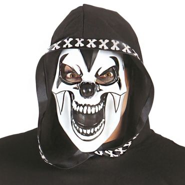 Masque de Clown Terreur - Noir et Blanc