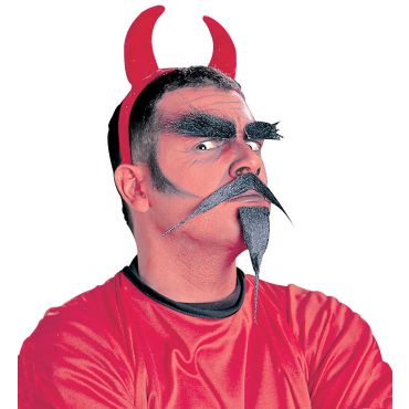 Set Moustache, Barbiche et Sourcils de Diable Set Moustache, Barbiche et Sourcils de Diable
