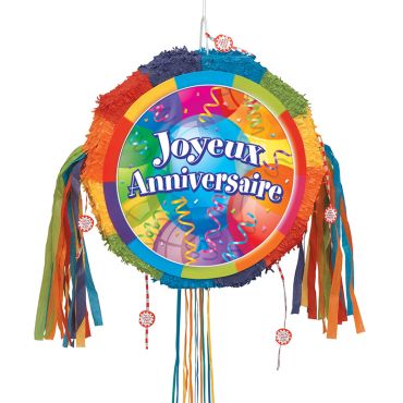 Piñata pop-out "Joyeux Anniversaire"