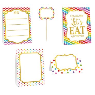 Kit de Décorations de buffet - Multicolore